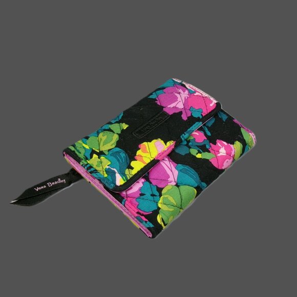 Vera Bradley Tri Fold Wallet in HiLo Meadow Fabric, All in One - Picture 2 of 8